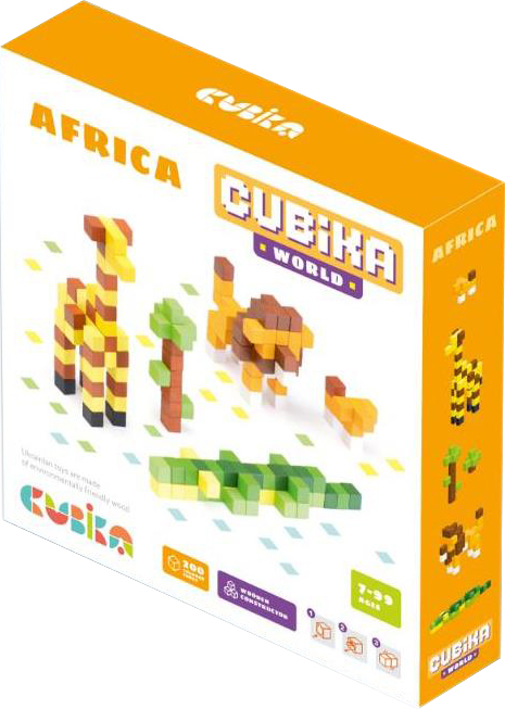 

Деревянный конструктор Cubika World Африка (4823056515306)