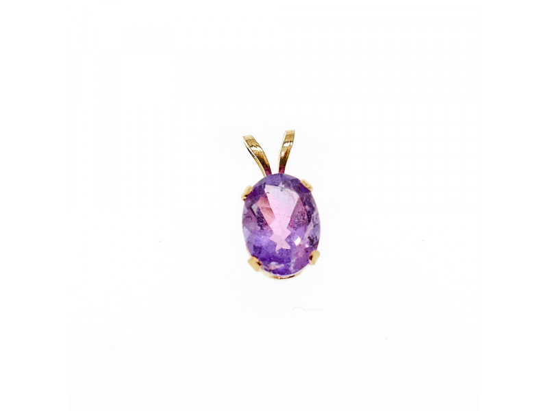 

Золотой кулон с аметистом Аметистовая любовь Натуральный Sky Jewelry 002695