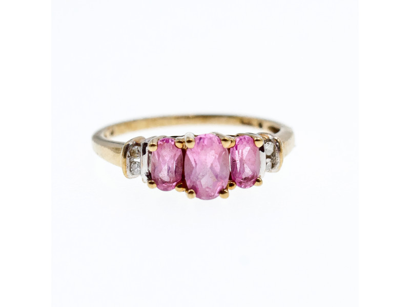 

Золотое кольцо 10К (417 проба ) с Топазом и бриллиантами Sky Jewelry 001329