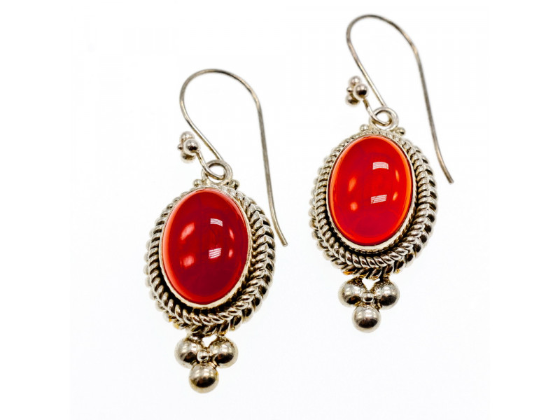

Винтажные серебряные серьги с агатом Грация Натуральный Sky Jewelry 002964