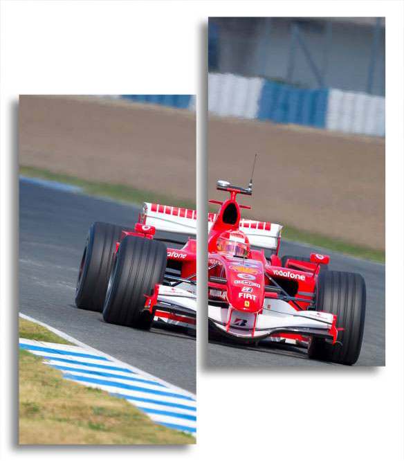 

Модульная картина LaPrint Ferrari 150х174 см
