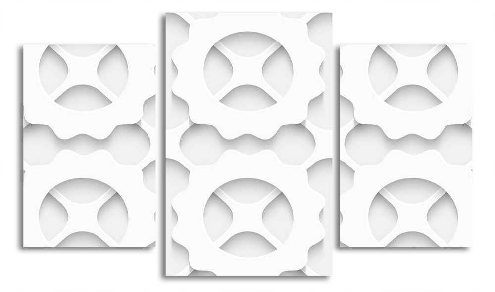 

Модульная картина LaPrint 3D узор 200x117 см