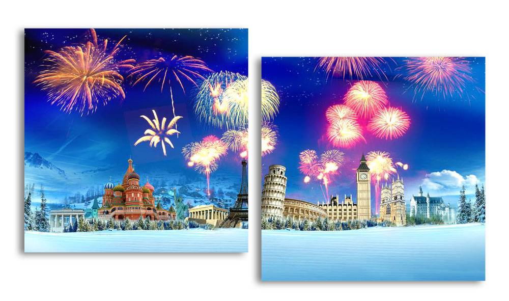 

Модульная картина LaPrint Европа 130х70 см