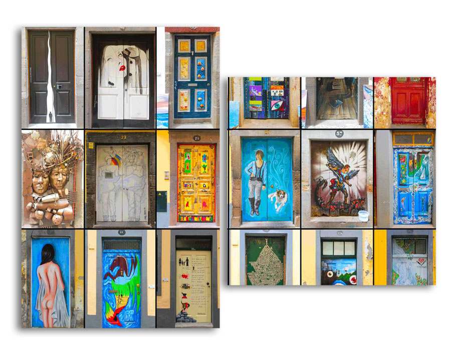 

Модульная картина LaPrint Двери 130х94 см