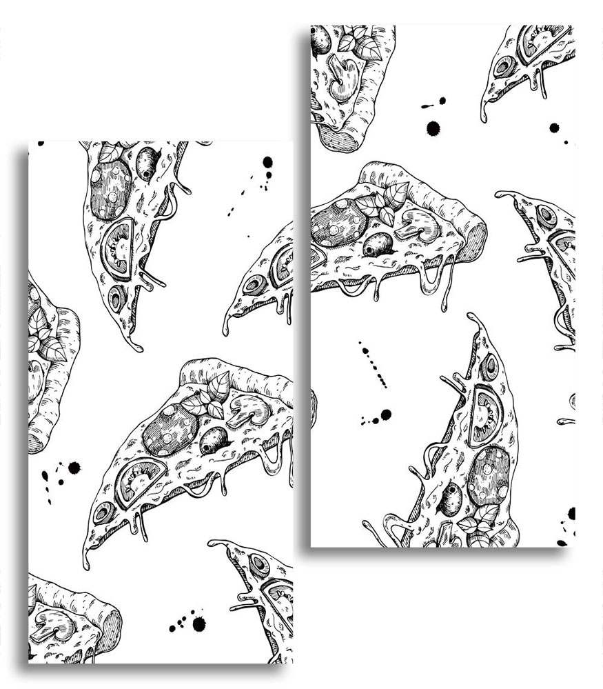 

Модульная картина LaPrint Пицца 130х150 см