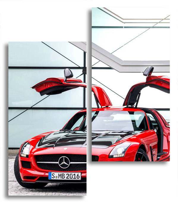 

Модульная картина LaPrint Mercedes 100х116 см
