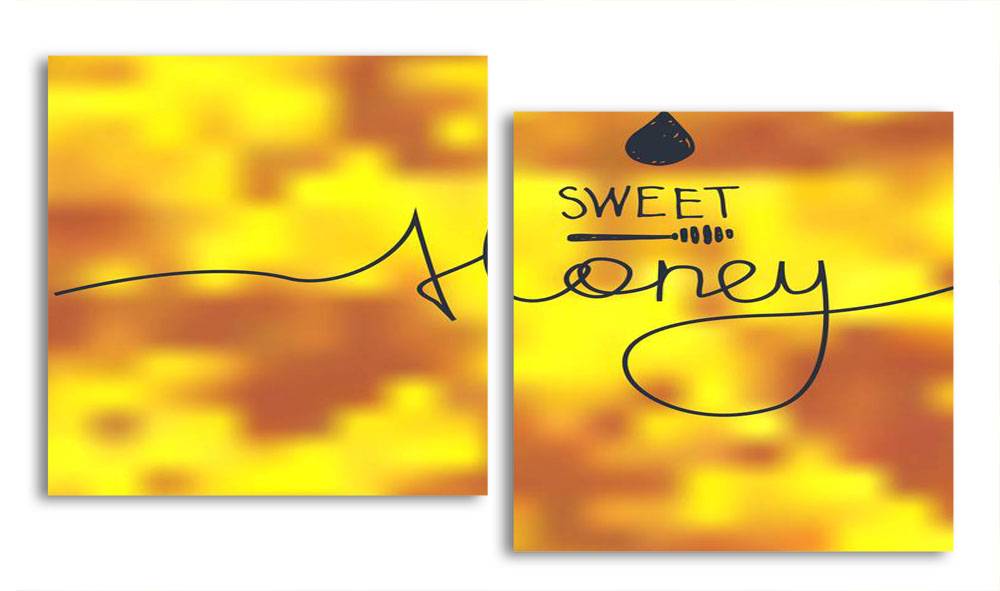 

Модульная картина LaPrint Sweet honey 130х70 см