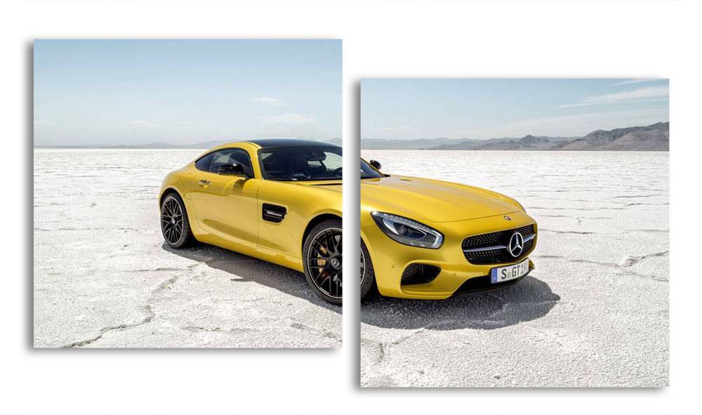 

Модульная картина LaPrint Mercedes 130х70 см