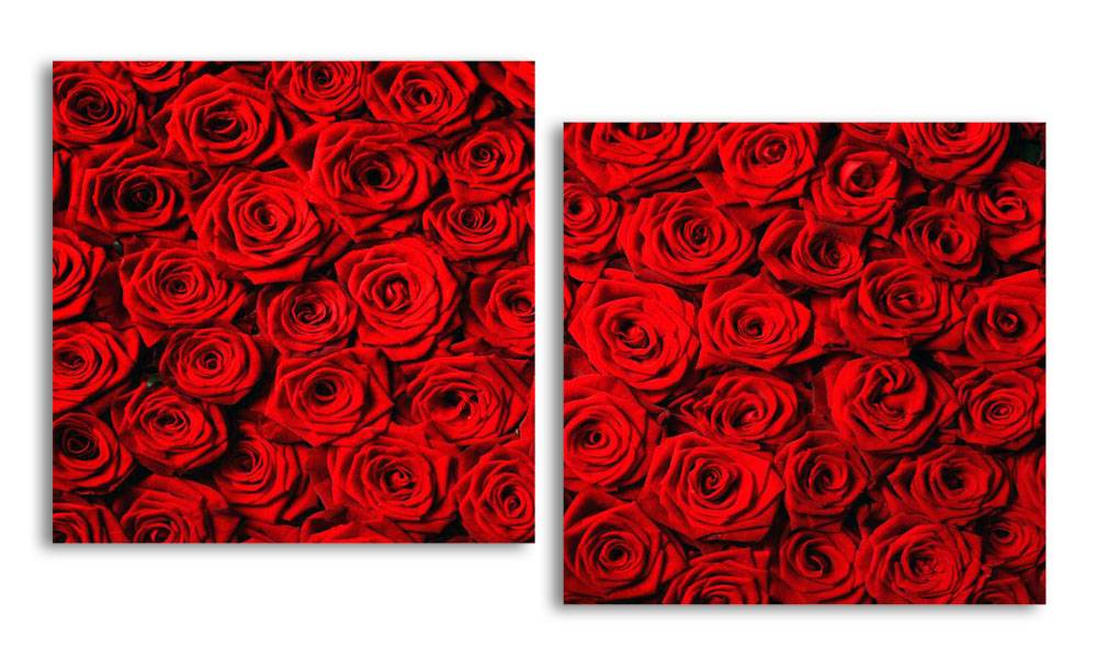 

Модульная картина LaPrint Красные розы 130х70 см