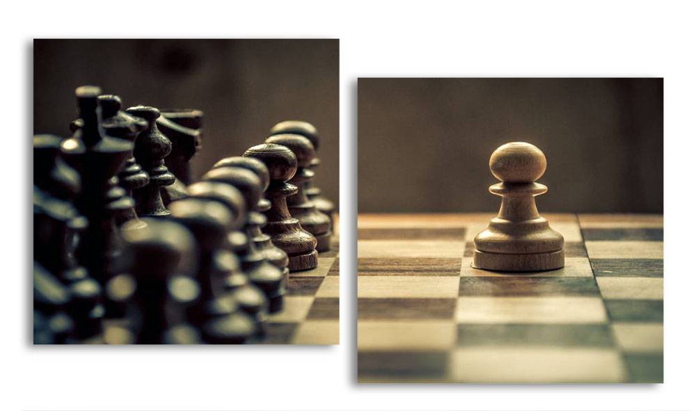 

Модульная картина LaPrint Шахматы 130х70 см