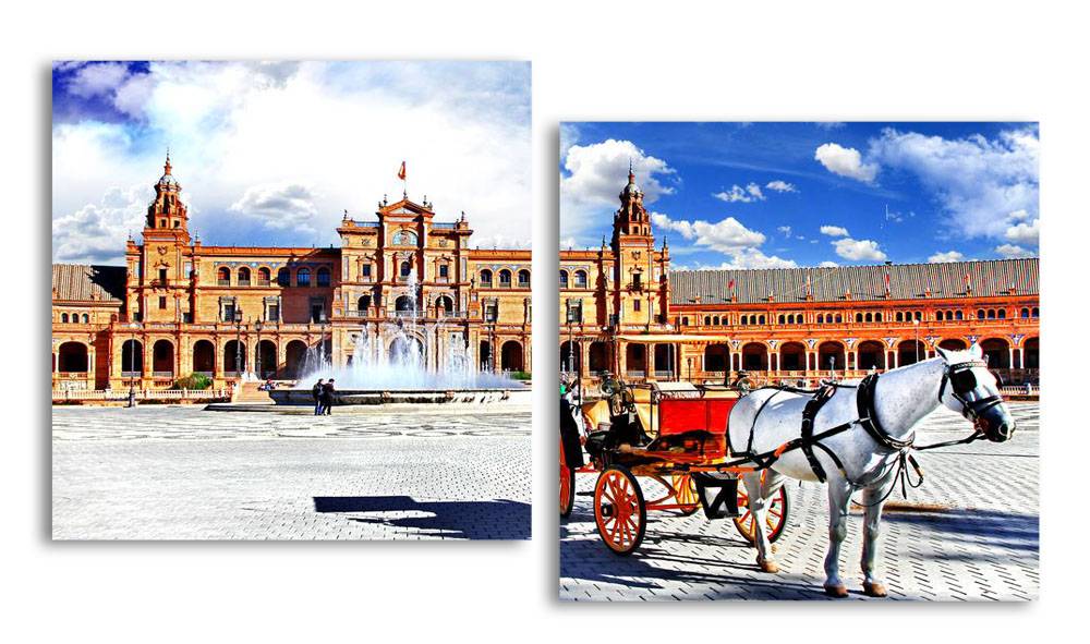 

Модульная картина LaPrint Площадь 130х70 см