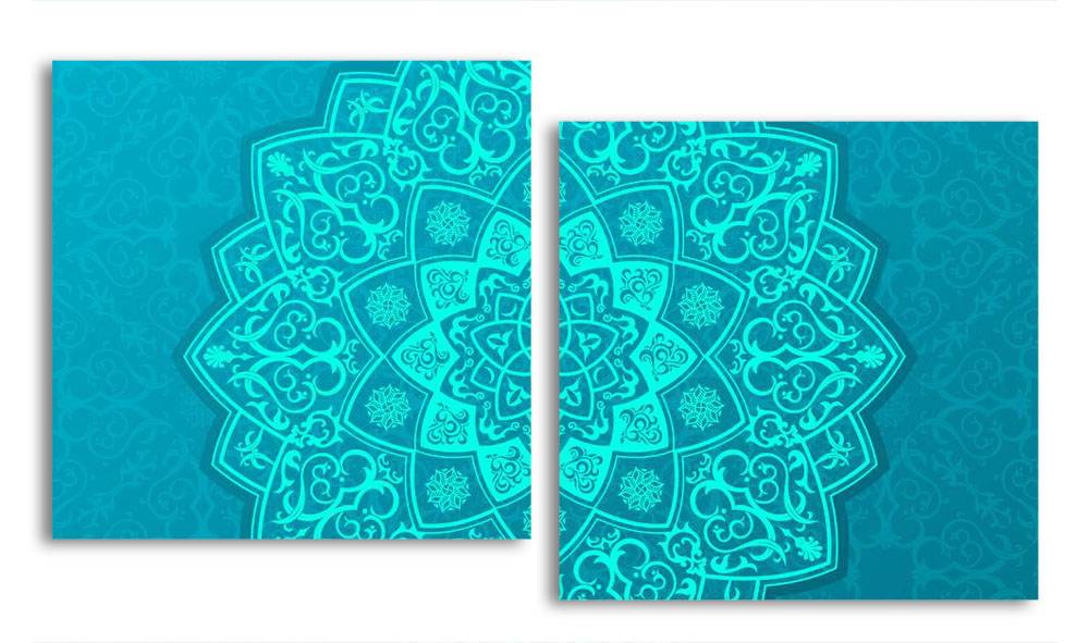 

Модульная картина LaPrint Цветочный узор 130х70 см
