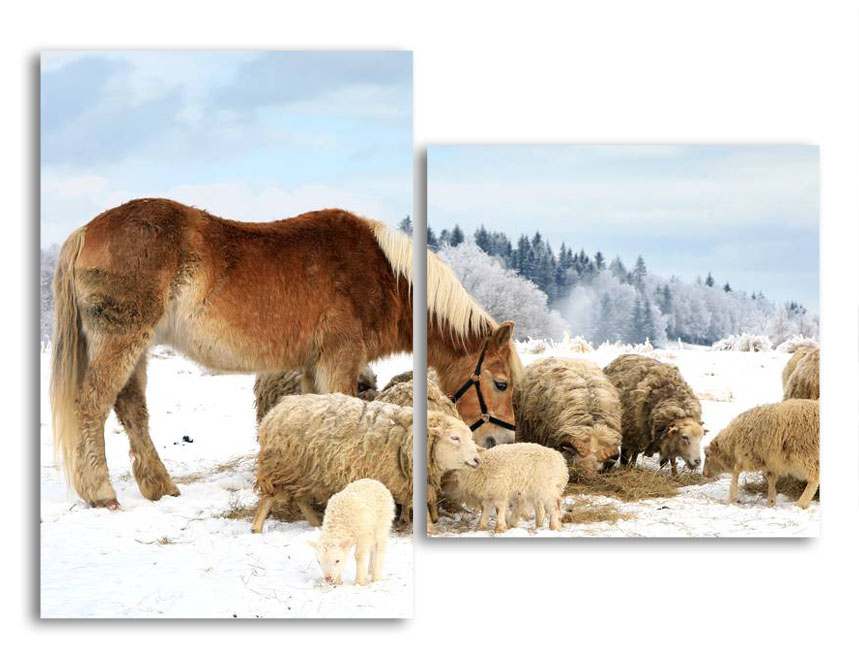

Модульная картина LaPrint Ферма 130х94 см