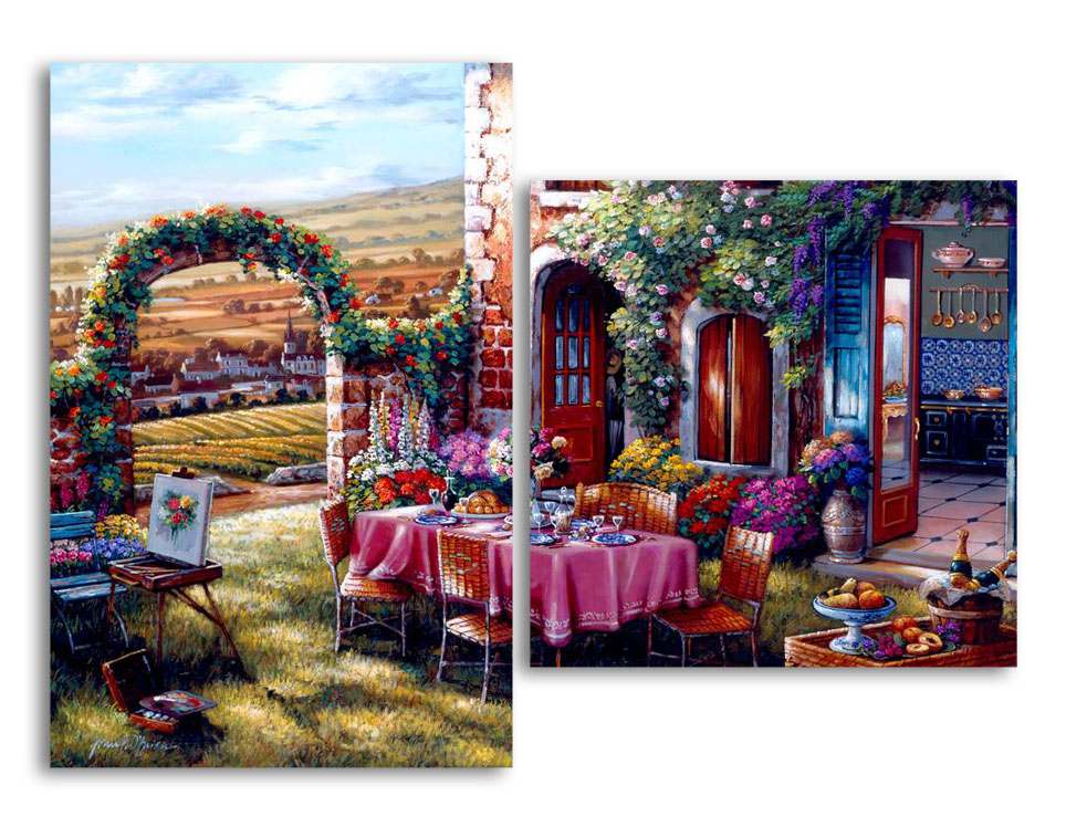 

Модульная картина LaPrint Веранда 130х94 см