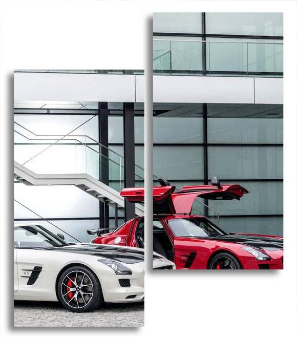 

Модульная картина LaPrint Mercedes 130х150 см