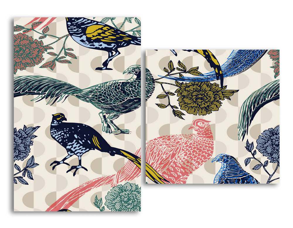 

Модульная картина LaPrint Птицы 130х94 см