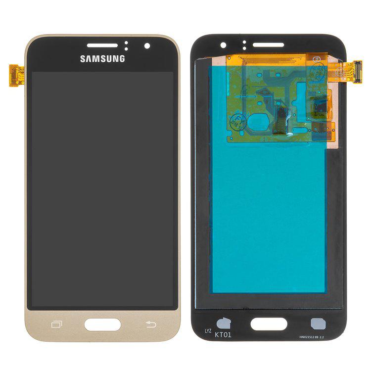 

Дисплей для Samsung J120 Galaxy J1 (2016), золотистий, із сенсорним екраном, (OLED), High Copy