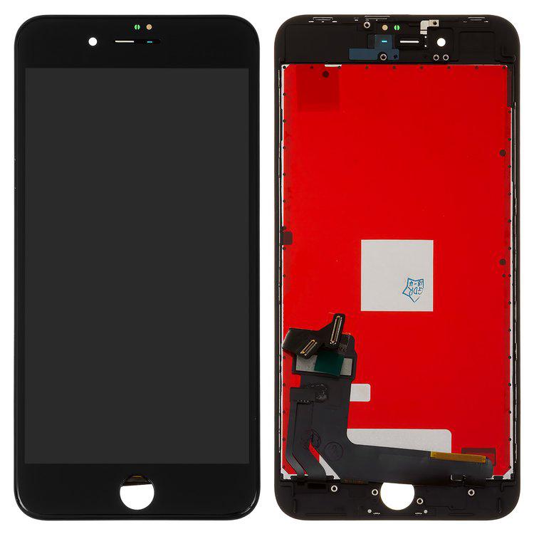 

Дисплей для iPhone 8 Plus, чорний, із сенсорним екраном, з рамкою, AAA, Tianma