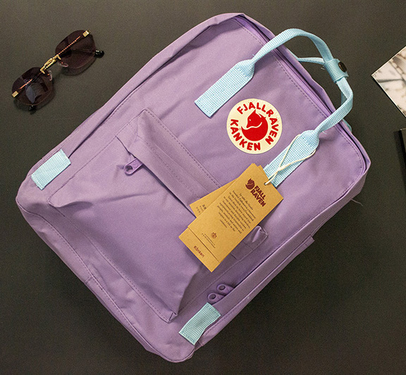 

Рюкзак Fjallraven Kanken Classic цвет сиренево-голубой (23510-16LSB)