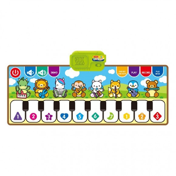 

Детский развивающий музыкальный танцевальный игровой коврик 80х30 см RL 757-01B