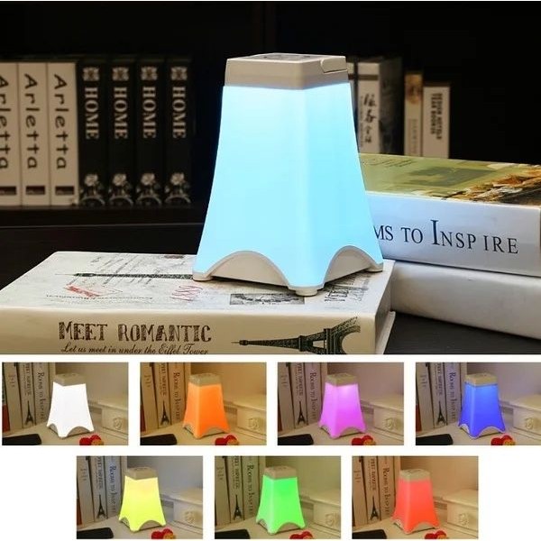 

Лампа - ночник многоцветная, аккумуляторная Eiffel Portable Lamp JN-006 светодиодный ночной светильник на аккумуляторе, зарядка от USB