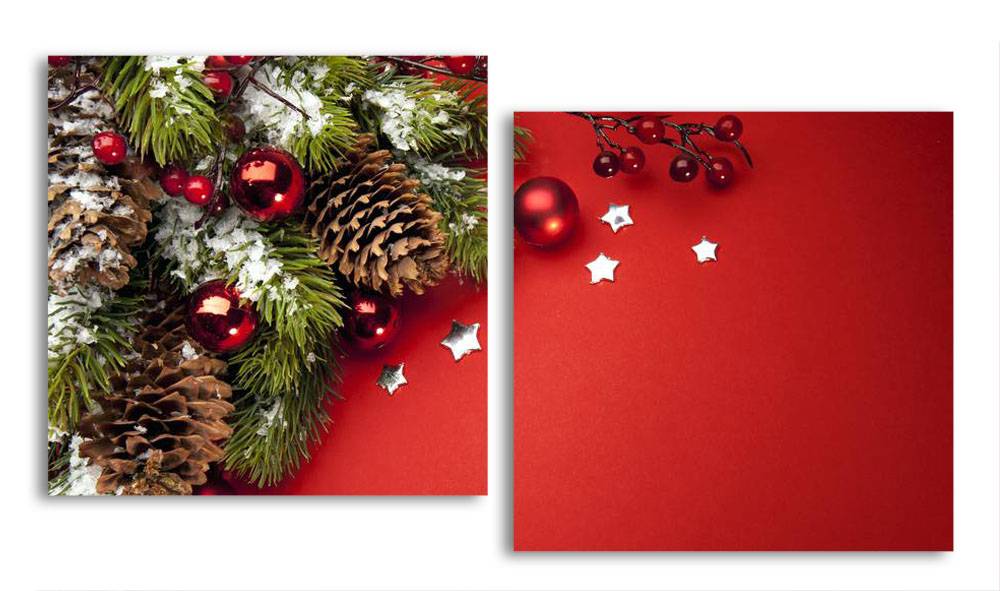 

Модульная картина LaPrint Новогодняя ель 100х54 см