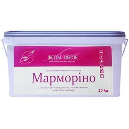 

Декоративная штукатурка Ирком Марморино 15кг