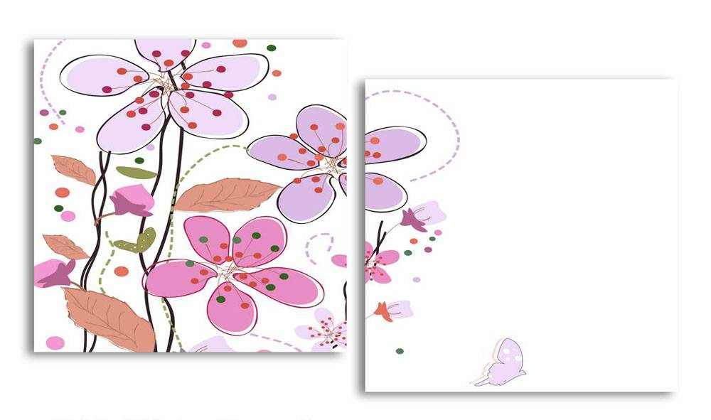 

Модульная картина LaPrint Цветочки 100х54 см