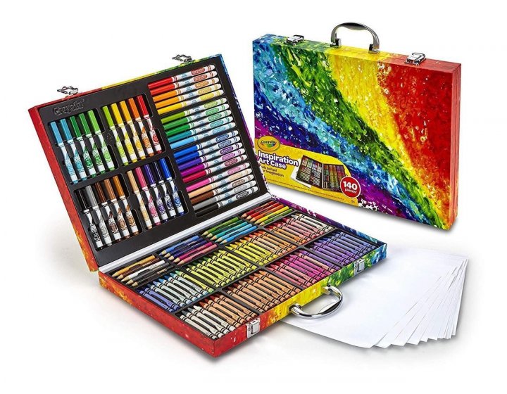

Набір для малювання Арт кейс Crayola Rainbow Inspiration Art Case 140 шт