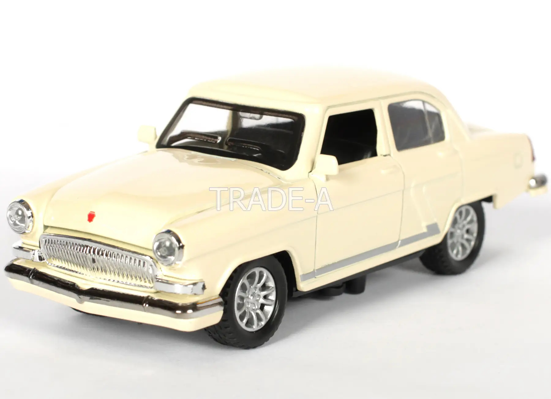 

Машинка Автопром 7504 ГАЗ 21 Волга 1:34 молочная
