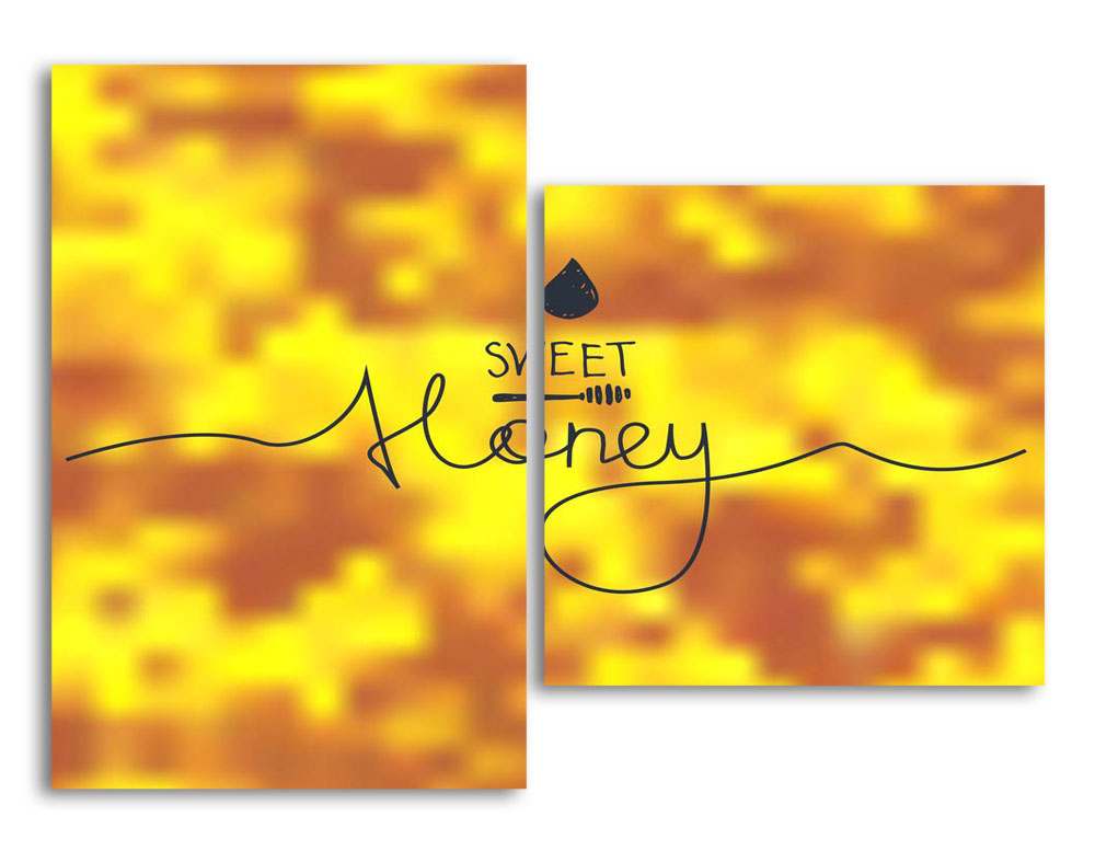 

Модульная картина LaPrint Sweet honey 100х73 см