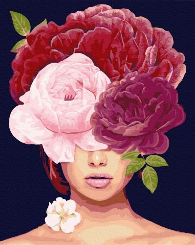 

Картина по номерам Rosa Цветочная нежность GX39587
