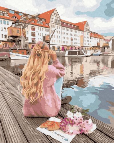 

Картина по номерам Rosa Мысли о нём GX40772