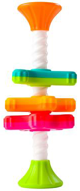 

Пирамидка-спиннер тактильная Fat Brain Toys MiniSpinny (F134ML) (811802021236)