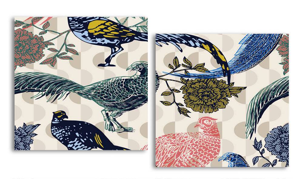 

Модульная картина LaPrint Птицы 100х54 см