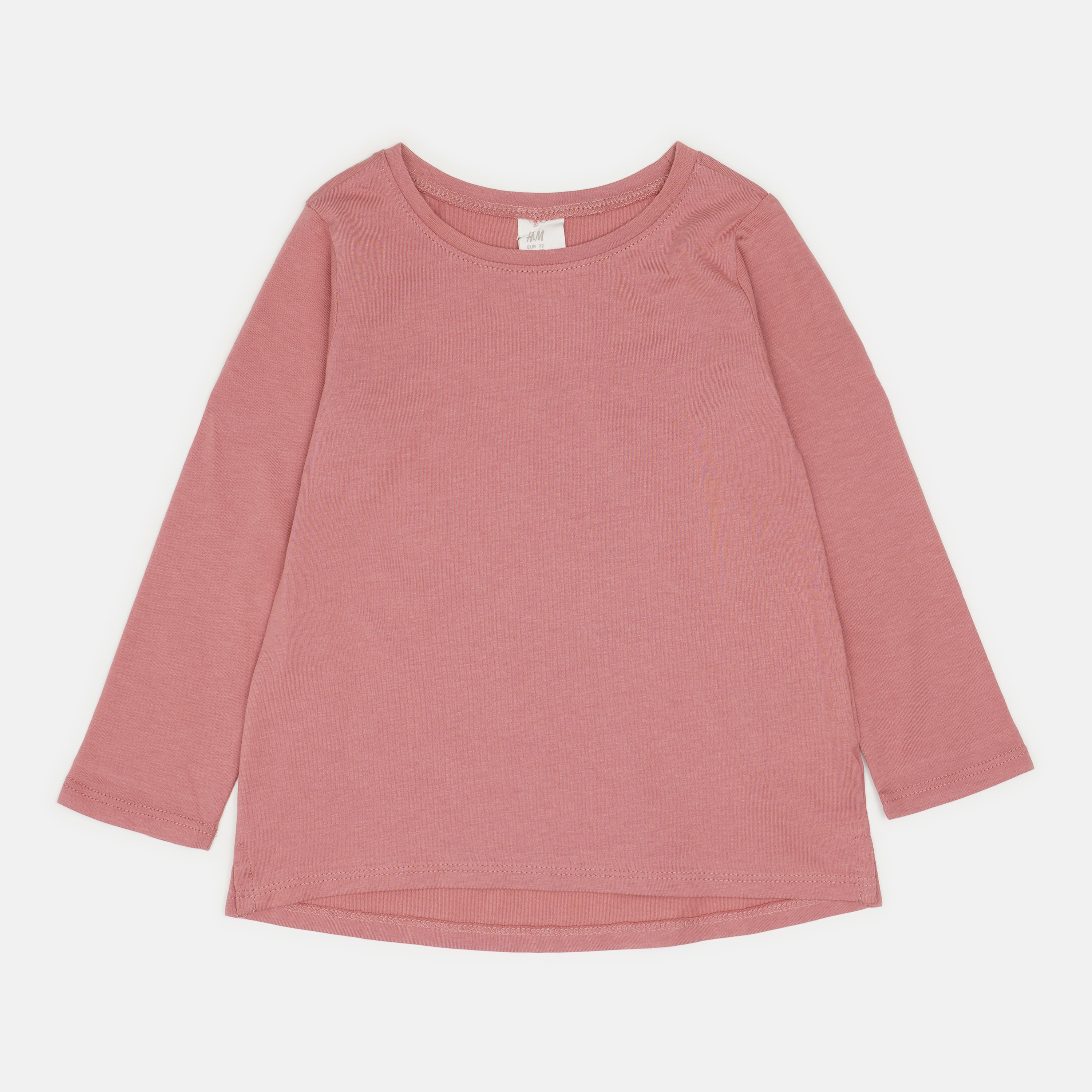 

Футболка с длинными рукавами H&M 2106-8886352 92 см Розовая пудра
