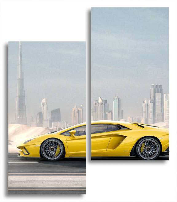 

Модульная картина LaPrint Lamborgini 100х116 см