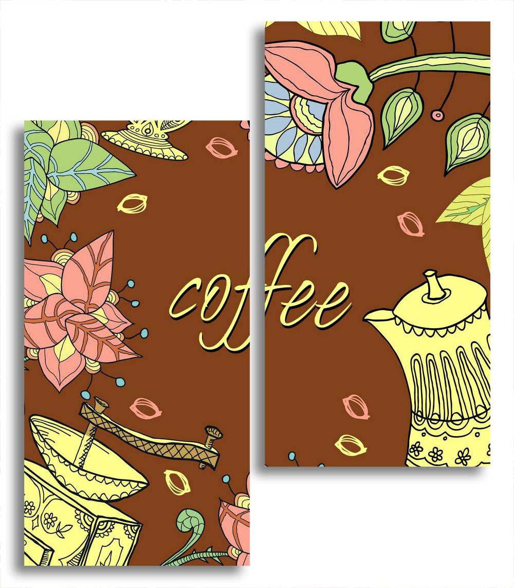 

Модульная картина LaPrint Кофе 100х116 см