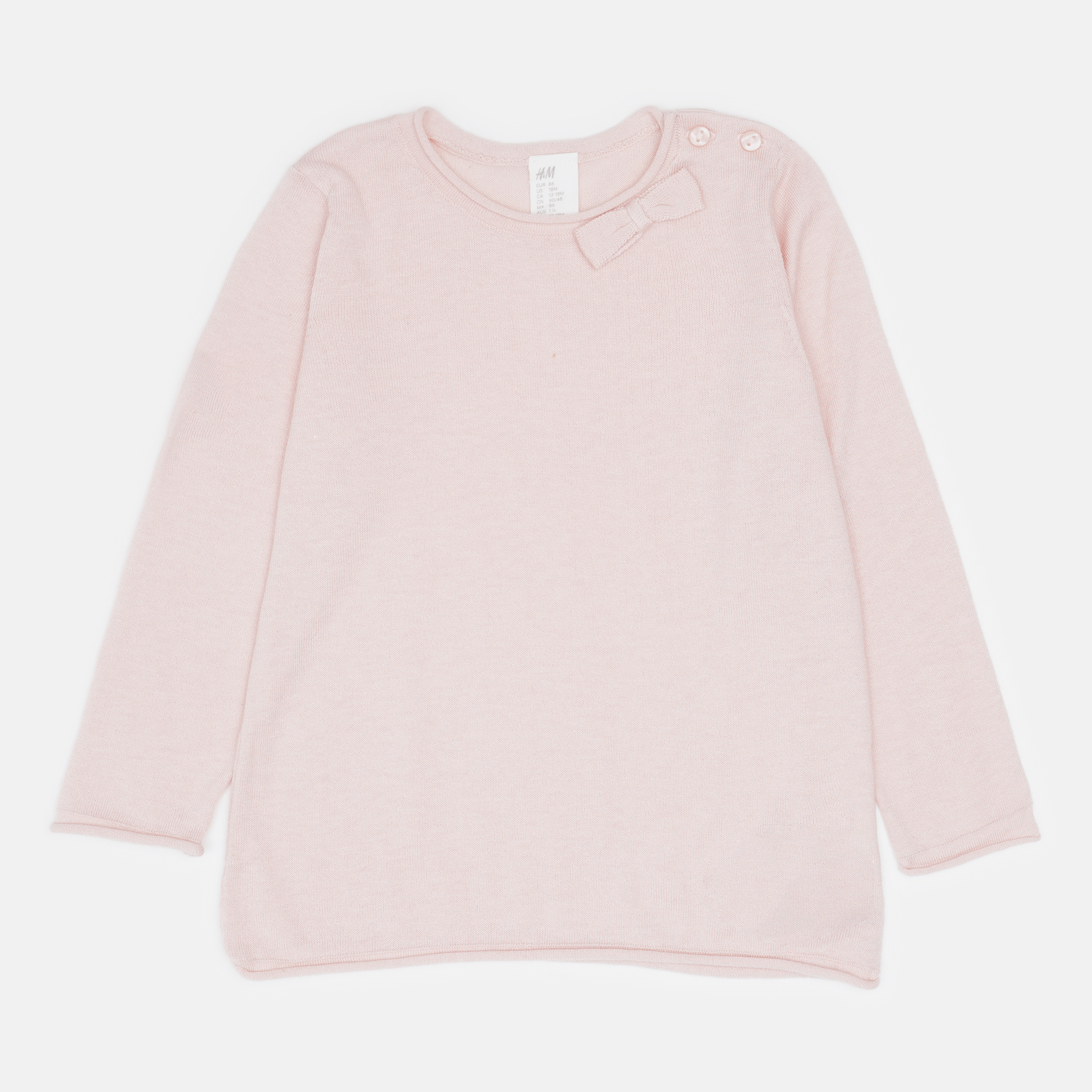 

Джемпер H&M 2406-8873172 86 см Розовый