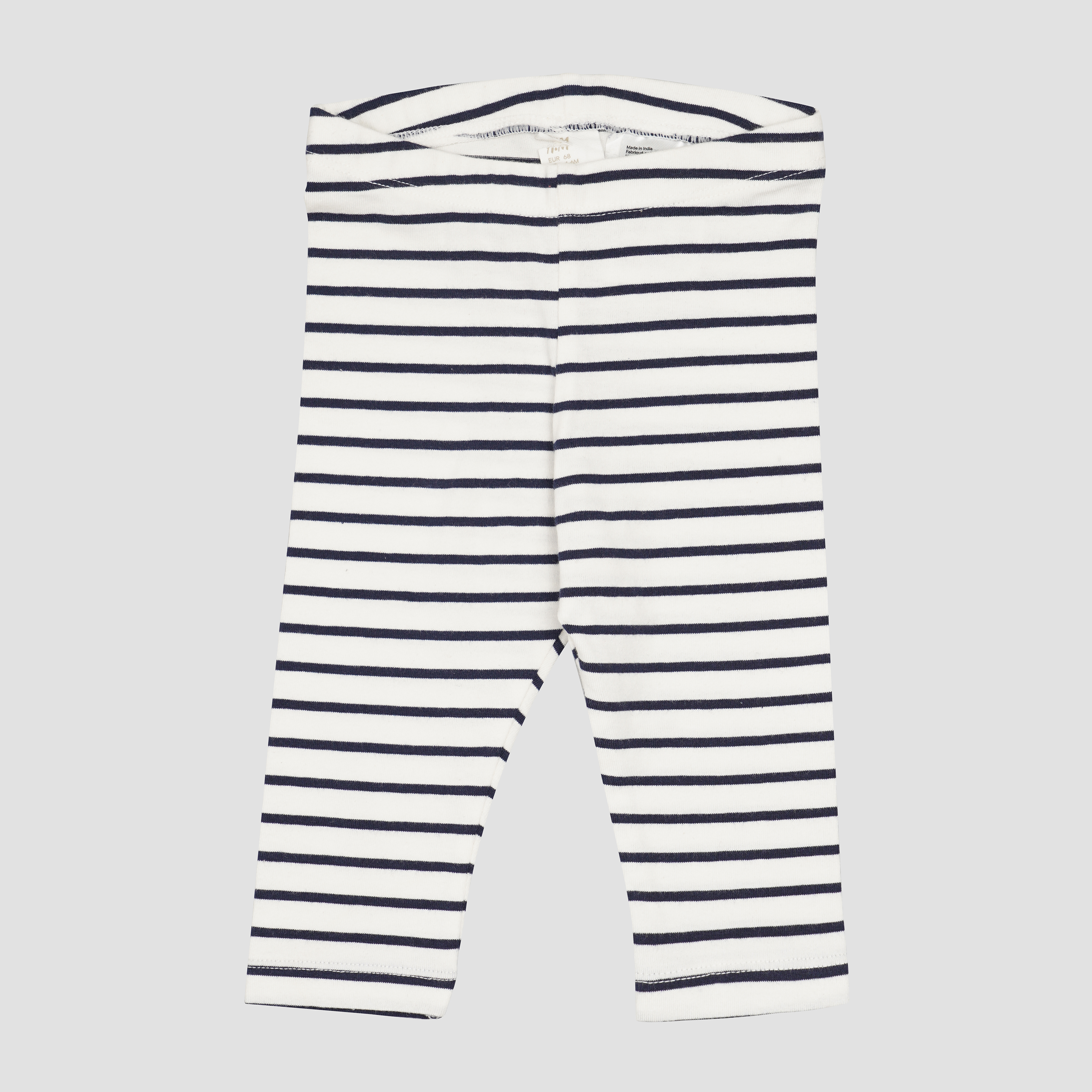 

Леггинсы H&M 407-8004371 68 см Белый/Темно-синяя полоска