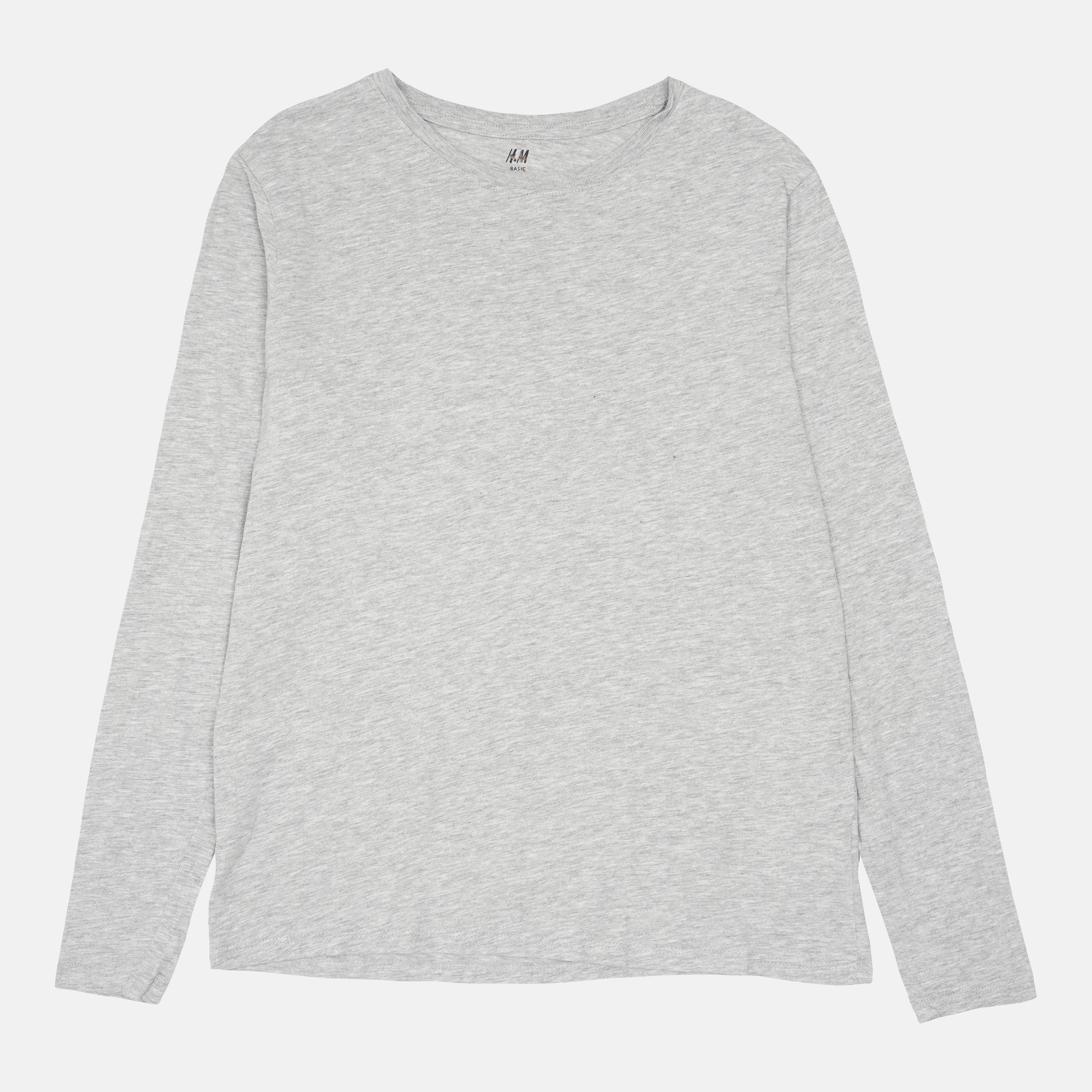

Футболка с длинными рукавами H&M 607-76319522 158-164 см Светло-серая (hm03096326615)