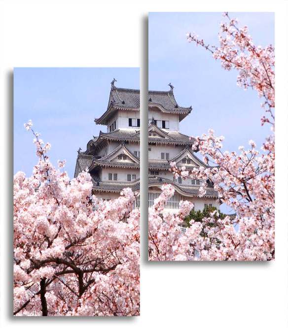 

Модульная картина LaPrint Сакура 100х116 см