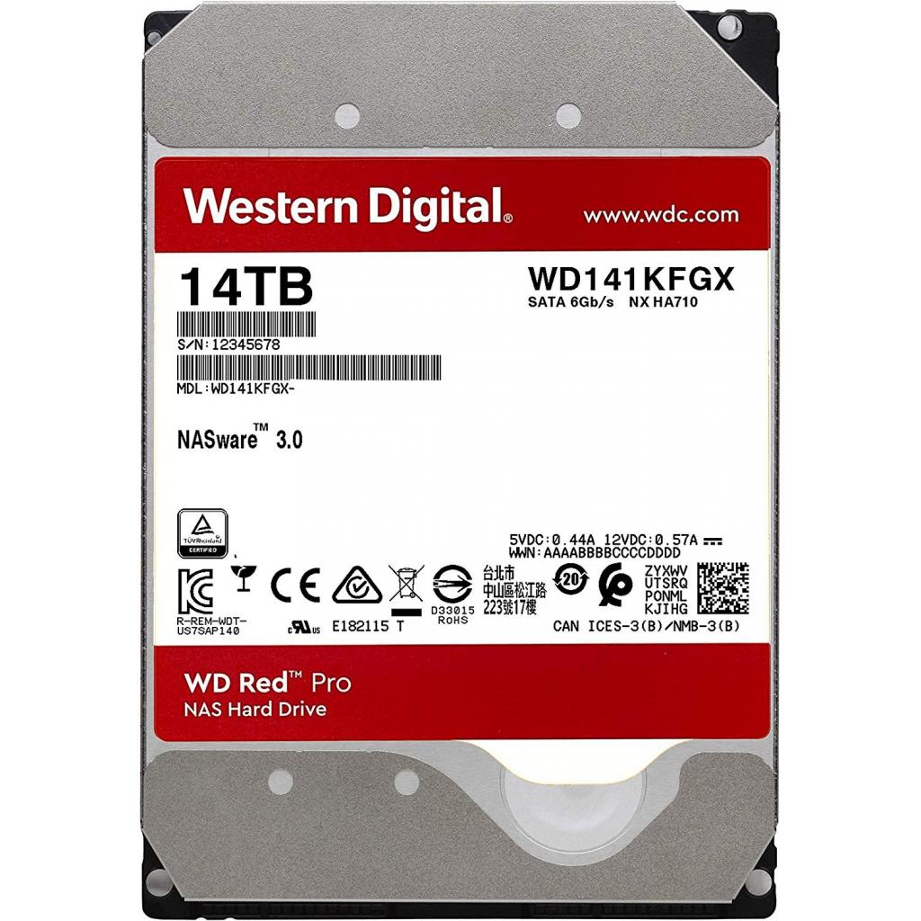 

Жесткий диск 3.5" 14TB WD (WD141KFGX)