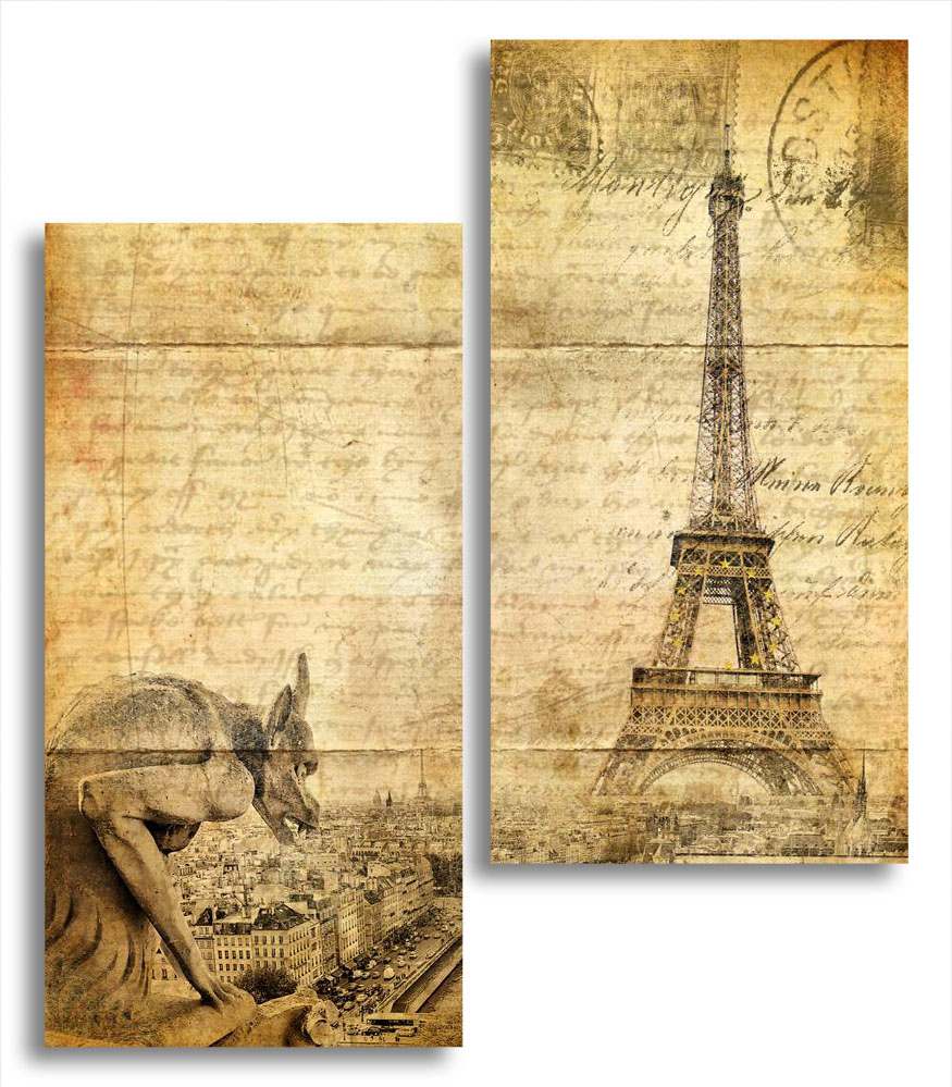 

Модульная картина LaPrint Париж 100х116 см