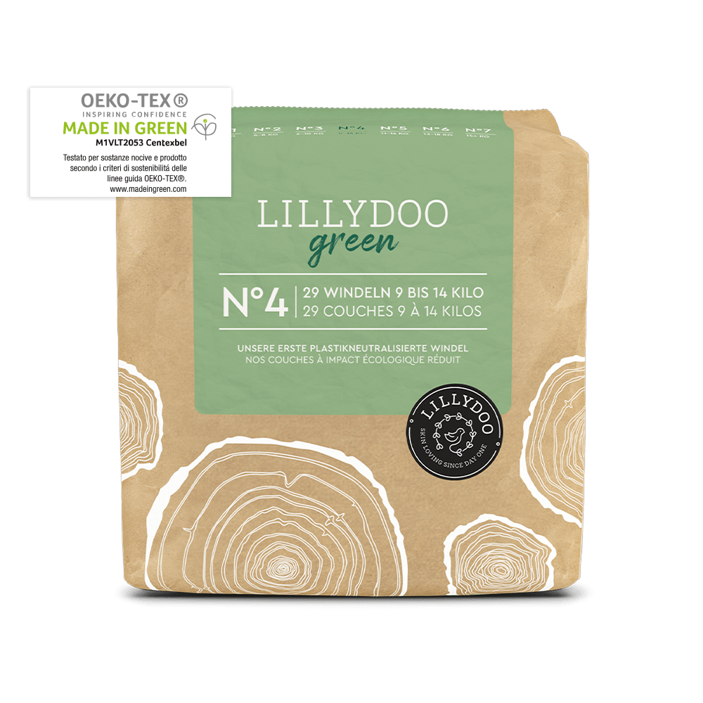 

Эко-подгузники Lillydoo Green 4 размер ( 9-14 кг) 29 шт