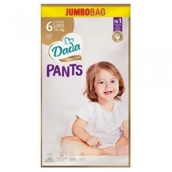 

Подгузники-трусики Dada extra care 6 размер ( 16+ кг ) 56 шт