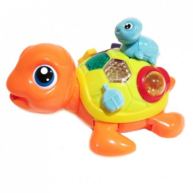 

Музыкальная игрушка для малышей Limo Toy Черепаха 2088 Оранжевая