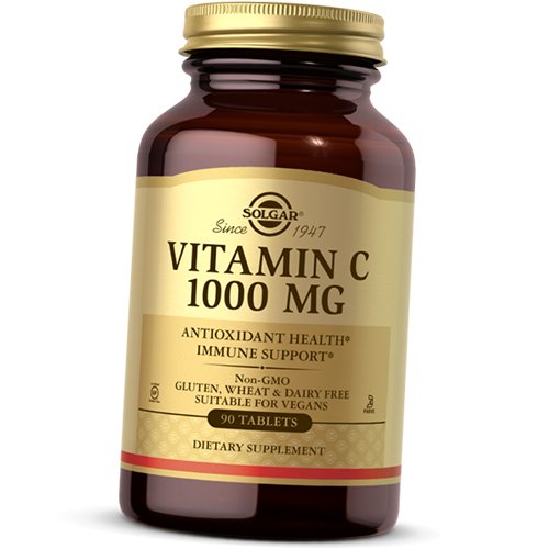 

Витамин С, Аскорбиновая кислота, Vitamin C 1000, Solgar 90таб (36313070)
