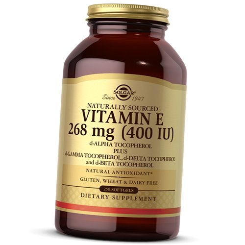 

Натуральный Витамин Е, Vitamin E 400, Solgar 250гелкапс (36313098)