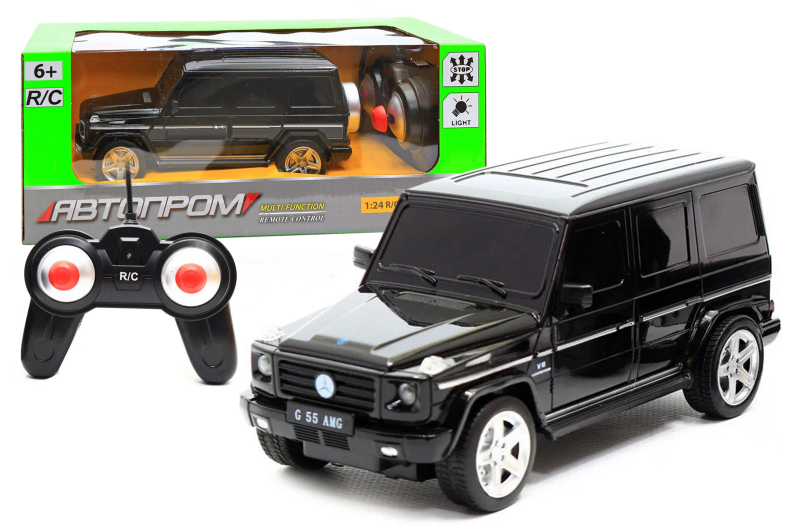 

Машинка Mercedes-benz G55 AMG Brabus Мерседес Гелендваген Брабус на радиоуправлении, 1:24, Автопром, 8807